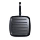 Bistequeira Grill Antiaderente Grafite 24,5cm MTA cód. 8800