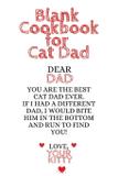 Blank Cookbook For Cat Dads - Inge baum