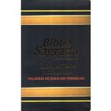 Bliblia Sagrada Letra Gigante com Harpa Avivada - Preta - Casa publicadora paulista