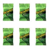 Blowtex Preservativo Sabor e Aroma Menta C/3 (Kit C/06)
