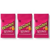 Blowtex Preservativo Sabor e Aroma Tutti Frutti C/3 (Kit C/03)