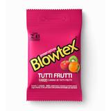 Blowtex Preservativo Sabor e Aroma Tutti Frutti C/3
