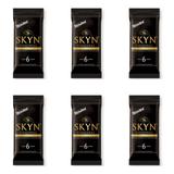 Blowtex Preservativo Skin Lubrificante C/6 (Kit C/06)