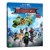 Blu-Ray + Blu-ray 3D Lego Ninjago O Filme - Warner bros.