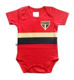 Body Bebê São Paulo Estampa Dourada Oficial - Revedor