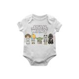Body Bebê Star Wars Personagens TAM G - Artgeek