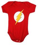 Body bebê The Flash Fantasia Roupa infantil Heroi M2 - Heróis
