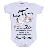 Body Divertido - Estou Chegando Papai - Kalundu kids
