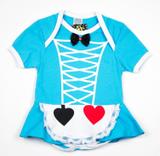 Body Fantasia 100 Algodão Alice - Clubinho da landa