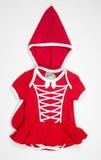 Body Fantasia 100% Algodão Chapeuzinho Vermelho - Clubinho da landa
