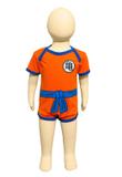 Body Fantasia 100 Algodão Goku Dragon Ball - Bebê