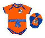 Body Fantasia Acessório 100% Algodão Goku Dragon Ball - Clubinho da landa