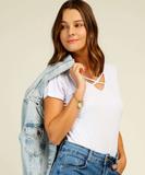 Body Feminino Strappy Manga Curta - Luktal
