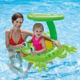 Boia Baby Bote Sapinho Amigo Com Cobertura Verde 56584 Intex