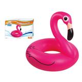 Boia com assento infantil flamingo cisne baby 70cm inflavel redonda crianças - Gimp
