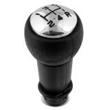 Bola de Cambio Manopla Peugeot 206 207 C3 2003 a 2012 Preto com Lente Cromada Indicador de Marcha - G. componentes