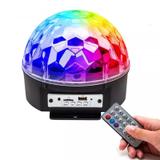 Bola De Led Rgb Crystalball Balada Festa Mp3 Led Magica - Rpc