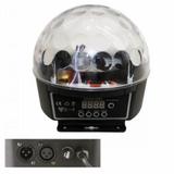 Bola Maluca DMX Globo de Luz Led 6 Cores Efeitos Holográficos Painel Digital - Bcs
