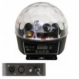 Bola Maluca DMX Globo de Luz Led 6 Cores Efeitos Holográficos Painel Digital - Bcs