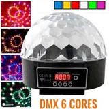 Bola Maluca Led Rgb Holográfico 13w Dmx 8ch Ball Light Iluminação Balada Festa - Playshop eletronicos