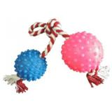 Bola Pet Cravinho Brinquedo Cão Com Corda Par - Cores - J. pet