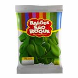 Bola soprar n.9 verde folha com 50un / pct / são roque