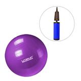 Bola Suíça para Pilates 55cm + Bomba de Inflar Dupla Ação - LIVEUP