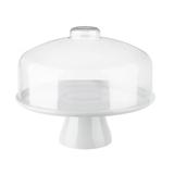 Boleira Cake Branco com Cúpula 32x32x27 - Coza