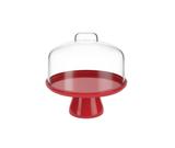 Boleira Cake Com Cúpula 19,5 cm Vermelho Bold Coza - Brinox