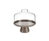 Boleira Cake Com Cúpula 19,5 cm Warm Gray Coza - Brinox