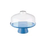 Boleira Cake com Cúpula 32 cm Azul - Coza - Brinox