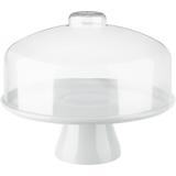 Boleira Cake Com Cúpula 32cm Com Base Decoração Festa Mesa Branca - Coza