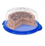 Boleira com tampa transparente 13x26,5 cm ø - Erca plast