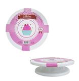 Boleira de plastico giratoria com pe 28x7cm - Fu xing