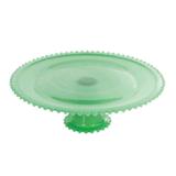 Boleira De Vidro Com Pé 32 Cm Verde - Next