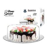 Boleira de Vidro com Tampa sem Pé Home Special Ravena - Ruvolo