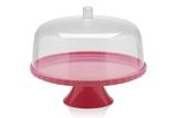 Boleira em acrílico com pé (25 cm) ROSA OU