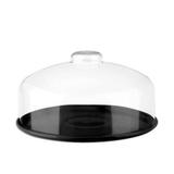 Boleira preta com tampa Cozy 25 cm - Coza - Goldenhome