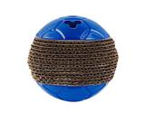 Bolinha Arranhador e Petisqueira para Gatos Azul Cat Play Truqys