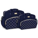 Bolsa Bebê Azul marinho Kit Maternidade Enxoval 30ol07 - Mave