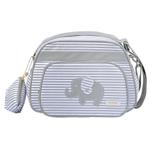 Bolsa Bebê Pirulitando Baby 802 Elefante Pequena Cinza