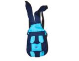 Bolsa Canguru Mochila Transporte Pet Gato Cachorro Azul Claro - Pampet