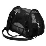 Bolsa de transporte para cães e gato atenas n2 são pet 48*25*36 preta