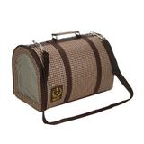 Bolsa de Transporte Para Cães Pied Poule Marrom - São pet
