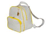 Bolsa e Mochila de bebe passeio chevron - Gaby mundo infantil