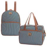 Bolsa e Mochila Maternidade Lollipop Azul - Hug