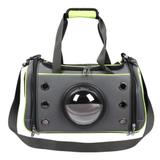 Bolsa Mala Ombro Panorâmico PET Astronauta Cães Gatos Verde - Magma