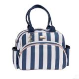 Bolsa Maternidade Bebê Luxo Elegance Azul Marinho M - Sônia enxovais