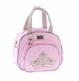 Bolsa Maternidade Bebê Menina Coroa Rosa P - Sônia enxovais