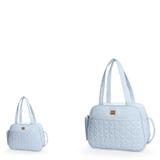 Bolsa Maternidade Beijinho Kit 2 Peças Hug Cor Azul Bebê - Hug bolsas